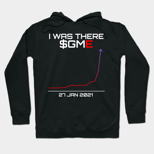 I was there GME Gamestonks to the moon! Hoodie by Asiadesign